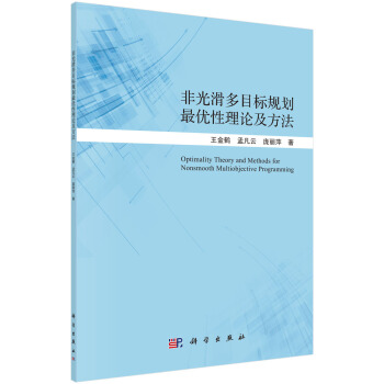 《非光滑多目标规划最优性理论及方法》[94M]百度网盘|pdf下载|亲测有效