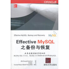 《EffectiveMySQL之备份与恢复布拉德福著,张骏温译》[91M]百度网盘|pdf下载|亲测有效