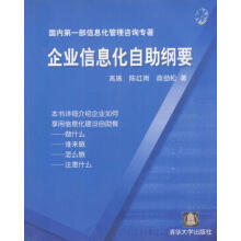 《企业信息化自助纲要高展,陈红雨,薛劲松著》[68M]百度网盘|pdf下载|亲测有效
