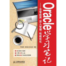 《Oracle学习笔记----日常应用、深入管理、性能优化李晓黎,陈艳莲,张如昌　编著》[60M]百度网盘|pdf下载|亲测有效