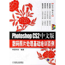 《PhotoshopCS2中文版数码照片处理基础培训白例时尚百例丛书》[45M]百度网盘|pdf下载|亲测有效