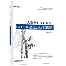 《大数据时代的编程:COBOL语言从入门到精通杨佩璐　等编著》[56M]百度网盘|pdf下载|亲测有效