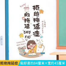 《小学教室布置装饰创意班级文化墙墙贴纸墙面背景墙壁贴画壁纸自粘拒绝拖延症大》[97M]百度网盘|pdf下载|亲测有效