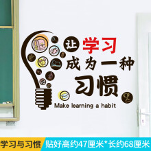 《小学教室布置装饰创意班级文化墙墙贴纸墙面背景墙壁贴画壁纸自粘学习与习惯大》[96M]百度网盘|pdf下载|亲测有效