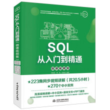 《SQL从入门到精通sql基础入门教材数据挖掘数据库原理应用教程书籍sqlserver数据库入门教程SQL》[98M]百度网盘|pdf下载|亲测有效