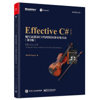 《正版现货 Effective C#（第3版）：编写高质量C#代码的50条有效方法（英文版）97871》[89M]百度网盘|pdf下载|亲测有效