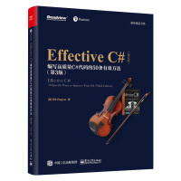 《Effective C#编写高质量C#代码的50条有效方法 第3版英文版 C#编程基》[93M]百度网盘|pdf下载|亲测有效