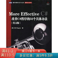 《MoreEffectiveC#：改善C#程序的50个具体办法英文版》[74M]百度网盘|pdf下载|亲测有效